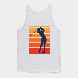 Vintage Golf Silhouette Tank Top